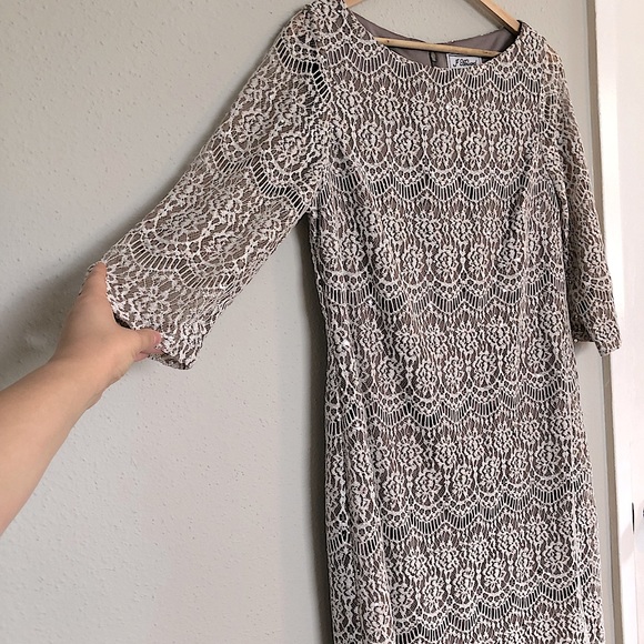 J Howard Lace Mini Shift Dress - Picture 4 of 10